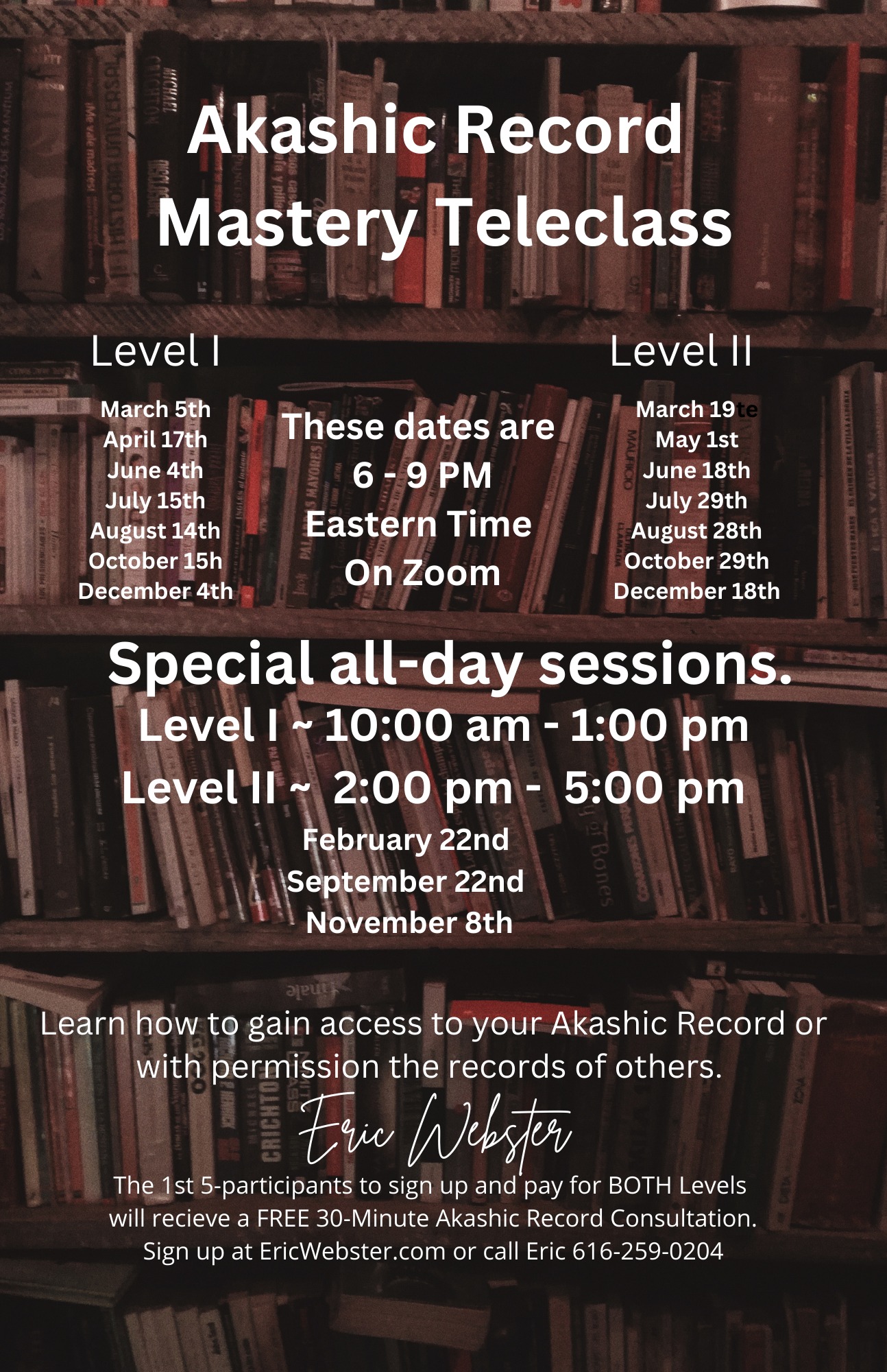 The date for this all day session is incorrect on this image. It is Saturday, September 27th