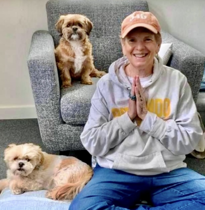 Christine with Rocky