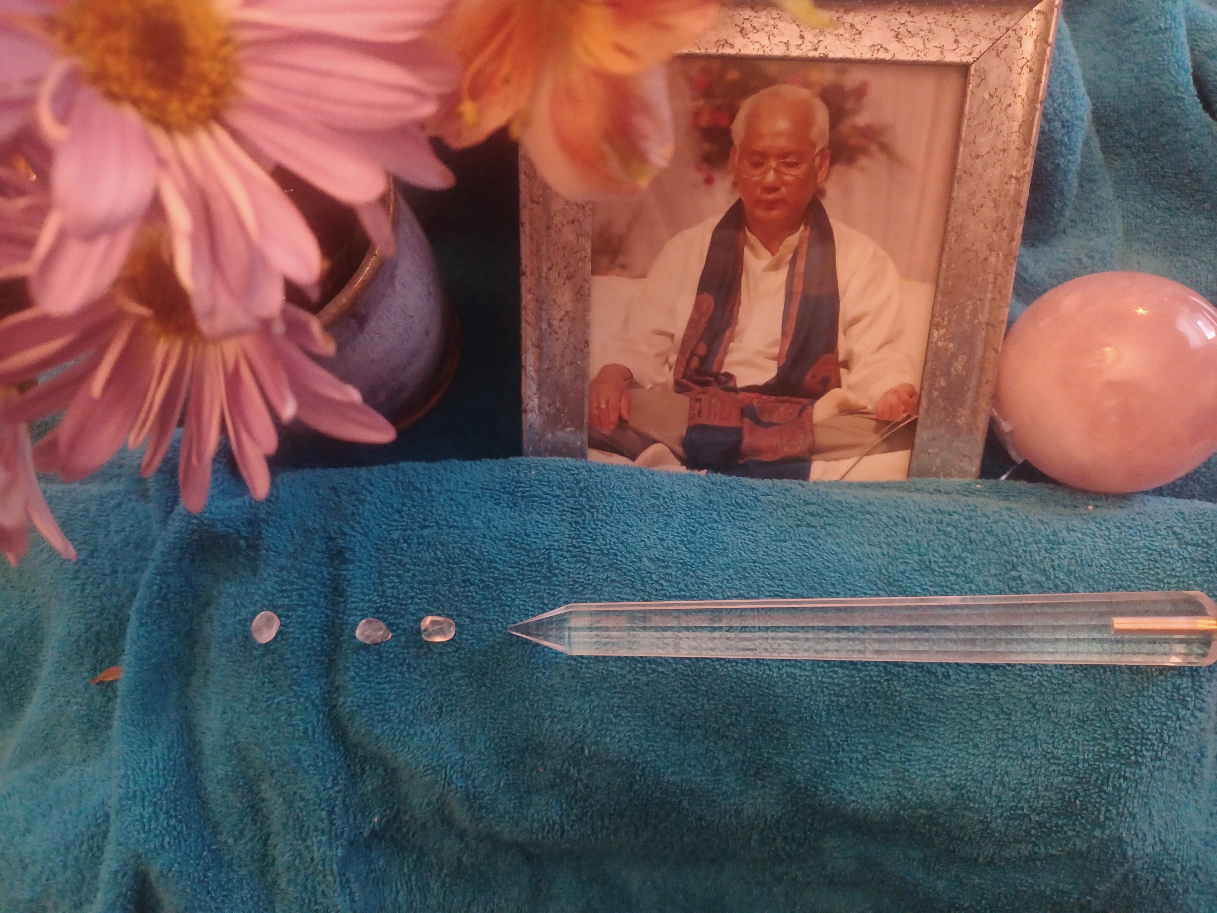 Laser crystal healing