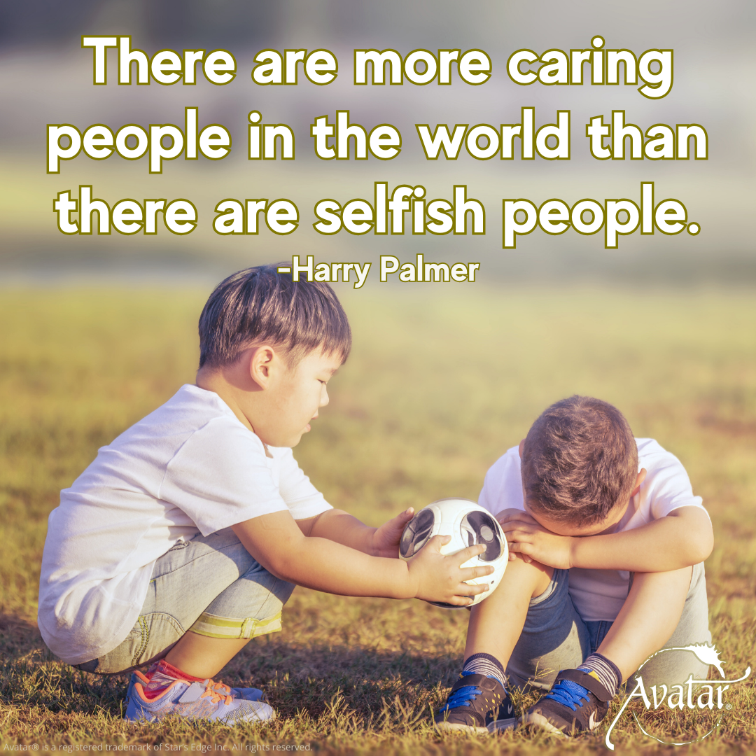 There are more caring people in the world