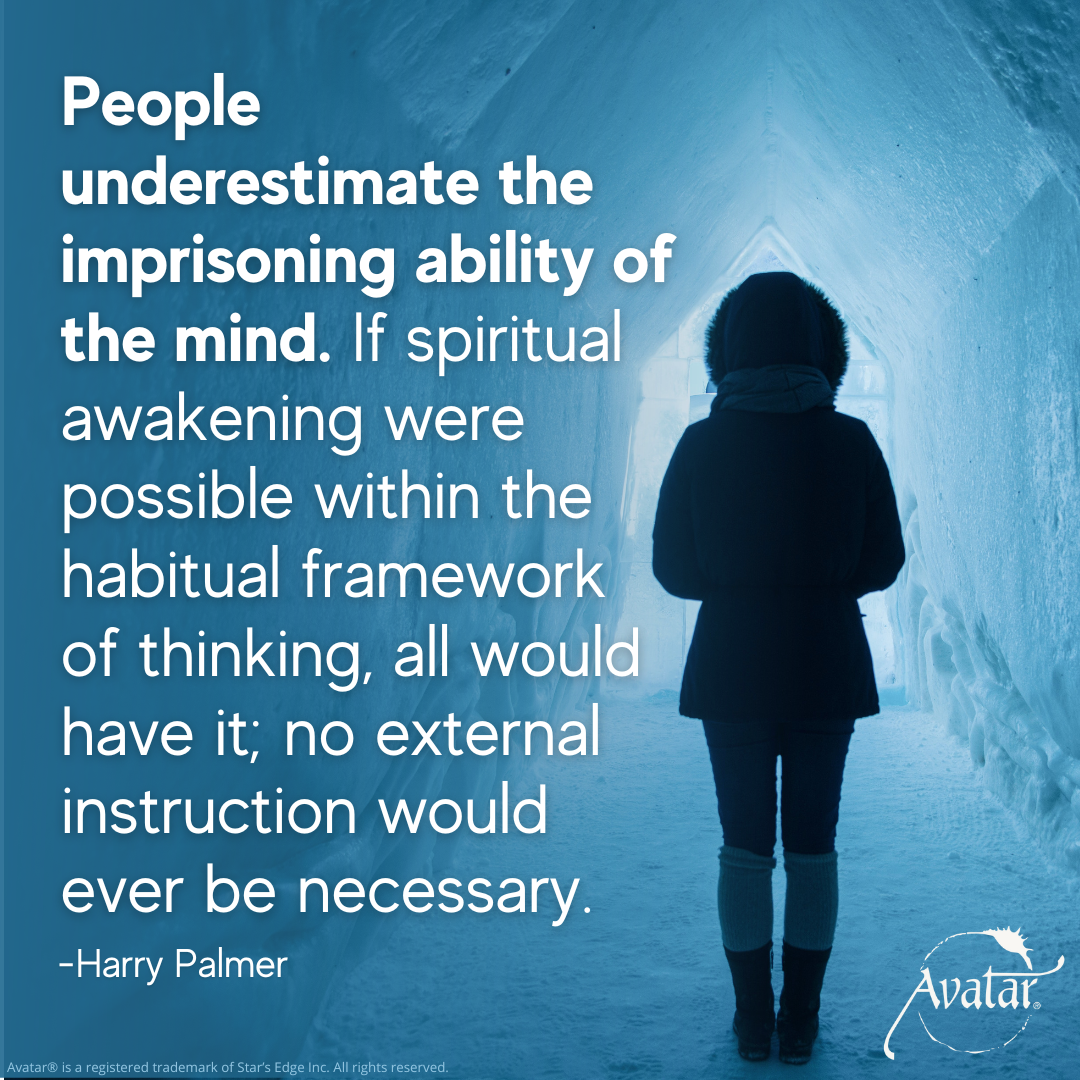 People underestimate the imprisoning power of the mind...