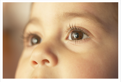 The innocence of a baby's gaze