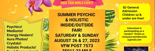 2 Day Huge Psychic & Holistic Expo in New Baltimore