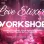 Love Elixir Workshop promo with rose elixirs in the background