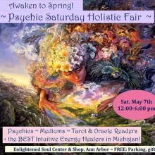 Psychic Saturday Holistic Fair in Ann Arbor, Michigan