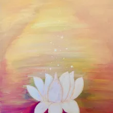 Lotus Flower Impression inspired by goddess Kuan Yin.