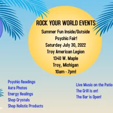 Outside/Inside Summer Psychic Fair in Troy!