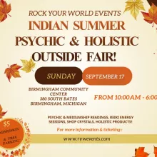 Psychic Saturday Holistic Fair in Birmingham, Michigan