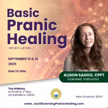 Basic Pranic Healing in September 2025 in Lambertville NJ