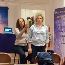 Learning the techniques in a Basic Pranic Healing class