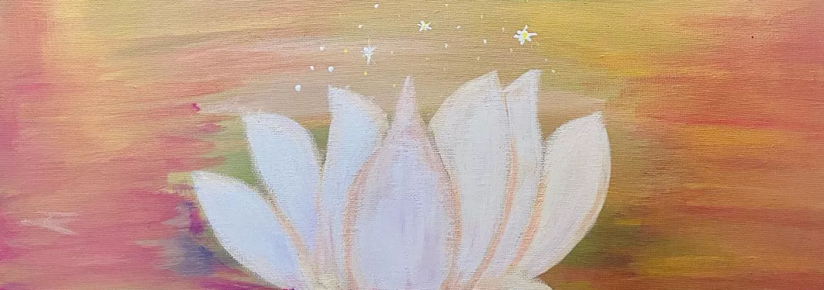 Lotus Flower Impression inspired by goddess Kuan Yin.