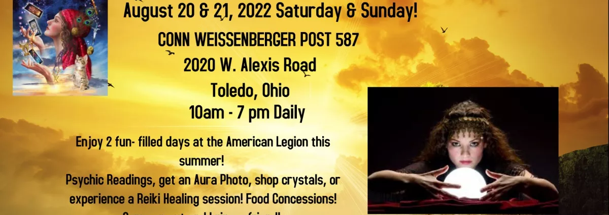 Indoor/Outdoor Psychic & Holistic Fair in Toledo!