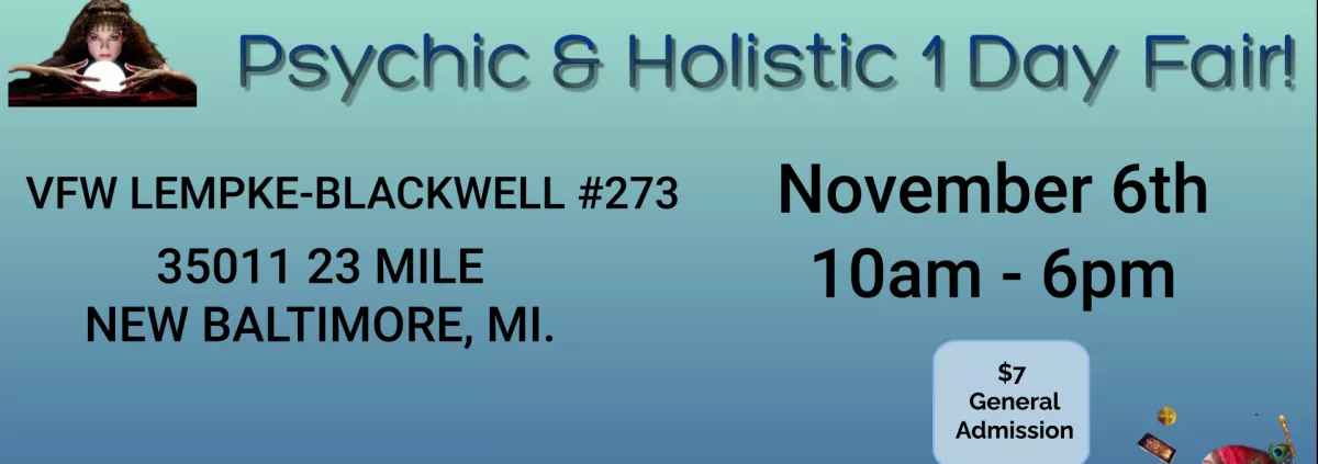 Psychic & Holistic 1 Day Fair in New Baltimore!