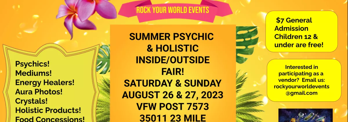 2 Day Huge Psychic & Holistic Expo in New Baltimore